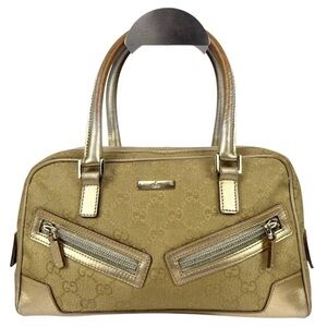 Gucci Gold Satchel Bag